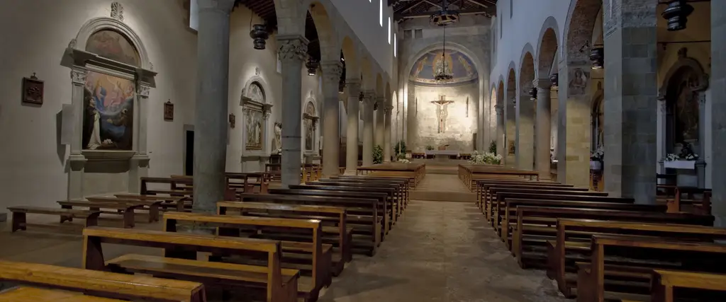 Foto della Pieve di San Lorenzo dal sito del Comune di Borgo San Lorenzo