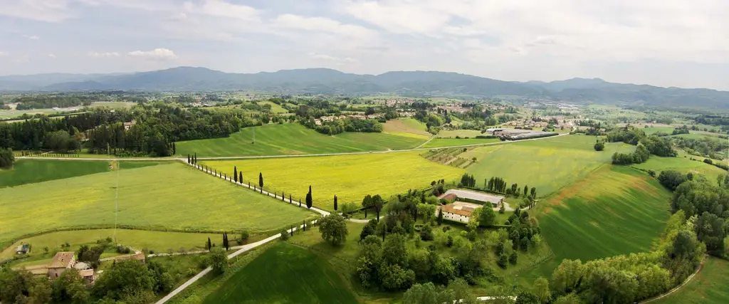 Veduta aerea del Mugello