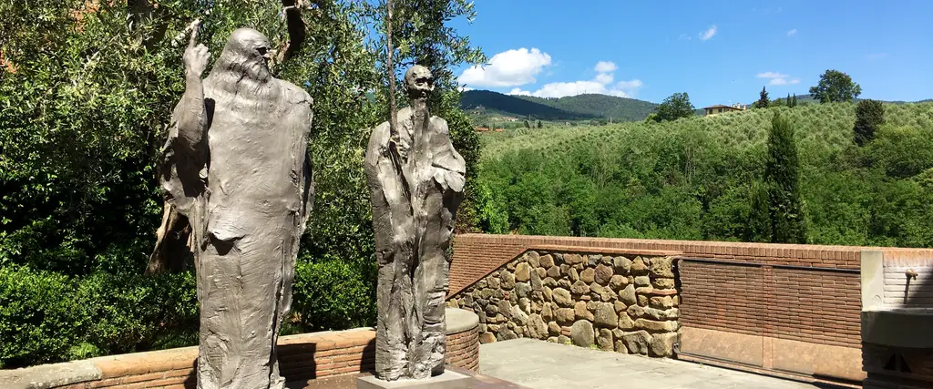 Sculture in bronzo di Leonardo da Vinci e Qi Baishi