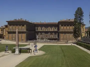 un particolare del Giardino di Boboli