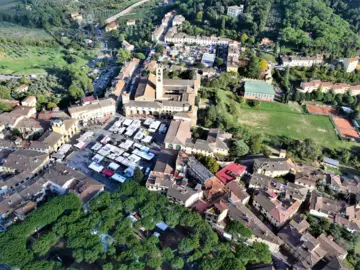 Impruneta con la fiera veduta aerea foto Danilo Forgeschi  