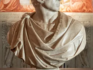 Michelangelo, "Busto di Bruto" (dal Bargello)