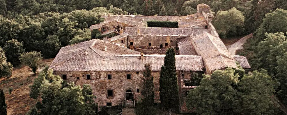 Vista aerea Abbazia di San Cassiano