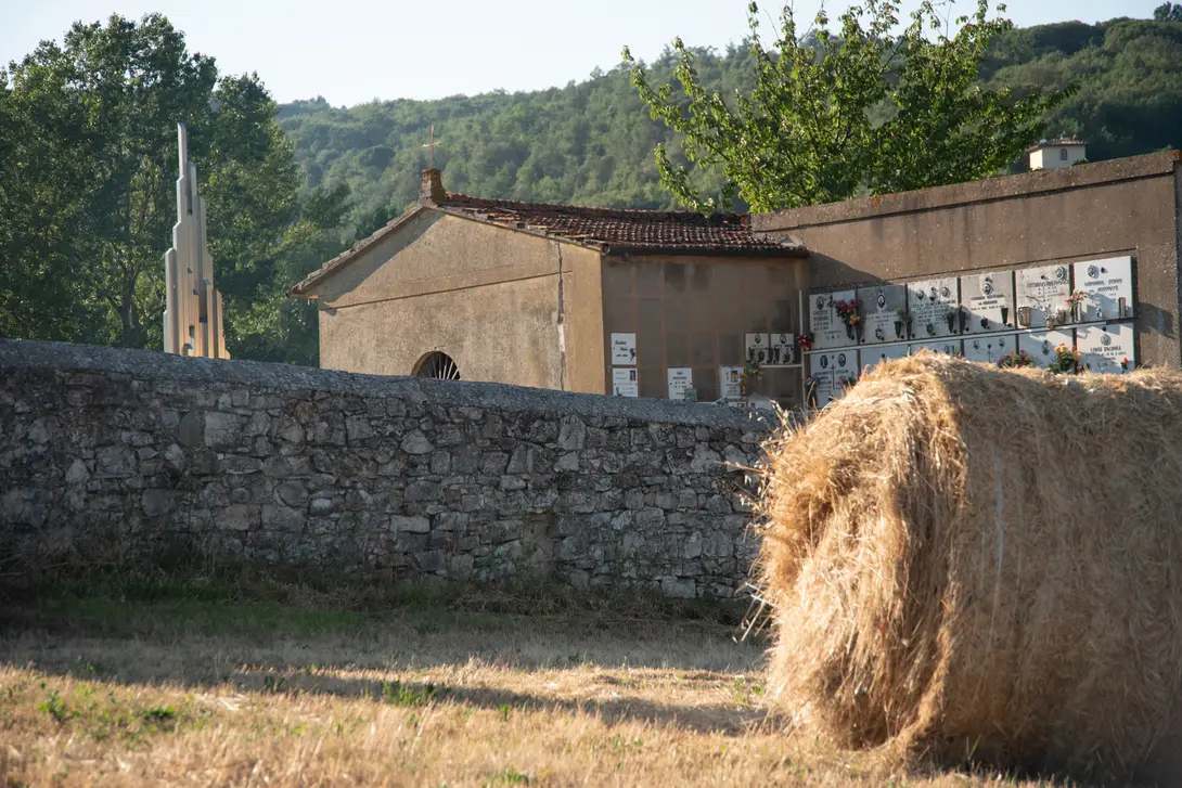 Vista sul cimitero di Badiuzza
