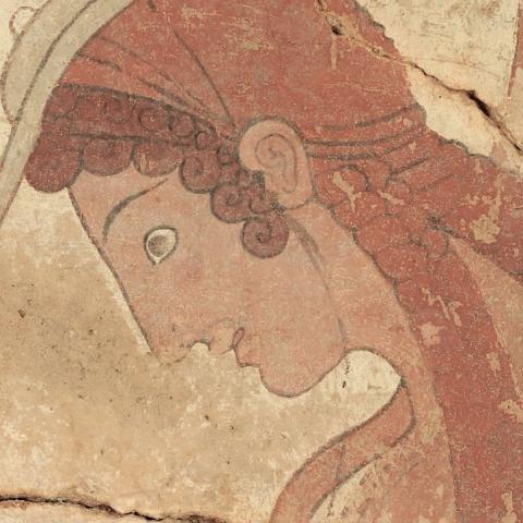 News Etruscan painting at the MAF